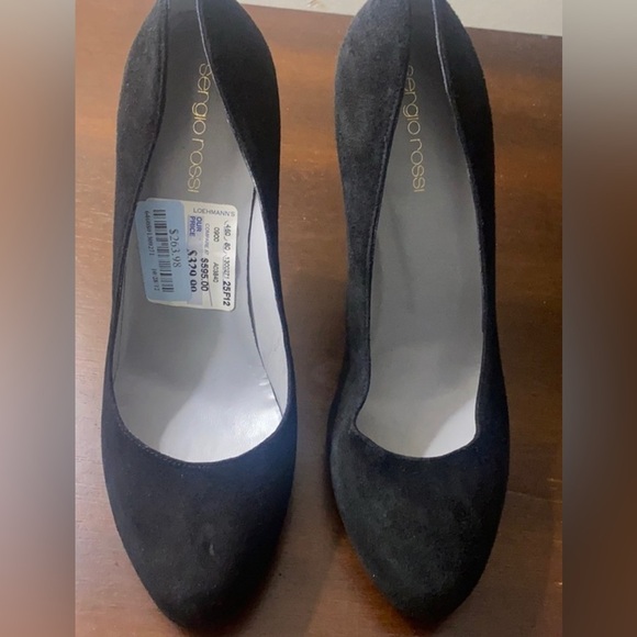 Sergio Rossi Vero Cuioi Heels SIZE 38 1/2 *NEW WITH TAGS & DEFECTS - see listing - Picture 3 of 8